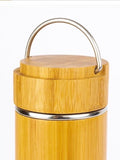 Personalize Bamboo Flask Bottle(Engrave text)