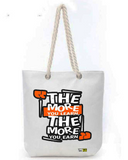 Positive Quotes-Canvas Tote-with-Zipper-Thick-Rope-Sling-bag-Graphic 19