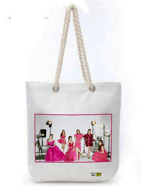 APINK Canvas Tote-with-Zipper-Thick-Rope-Sling-bag