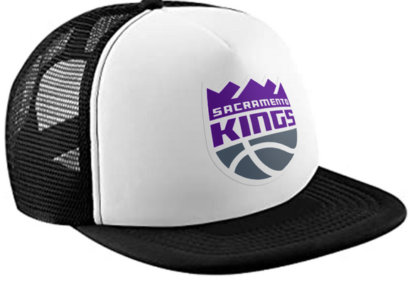 Sacramento Kings NBA Basketball Team Sporty Fashionable Stylish Printed Tracker Caps Mesh Cap