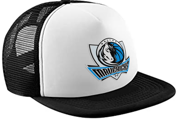 Dallas Maverick NBA Basketball Team Sporty Fashionable Stylish Printed Tracker Caps Mesh Cap