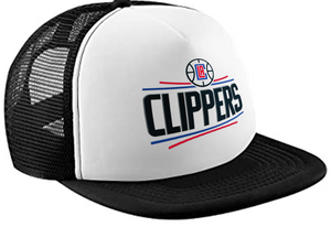 Los Angeles Clippers NBA Basketball Team Sporty Fashionable Stylish Printed Tracker Caps Mesh Cap