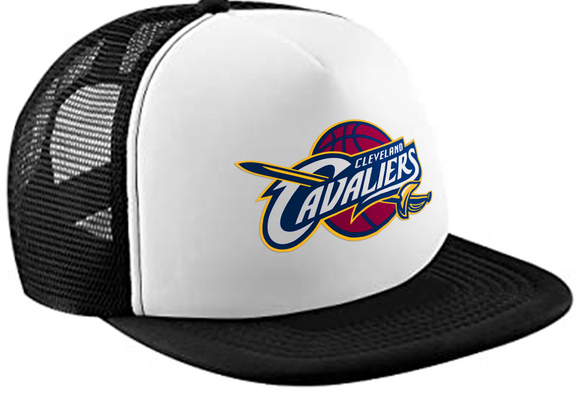 Cleveland Cavaliers NBA Basketball Team Sporty Fashionable Stylish Printed Tracker Caps Mesh Cap