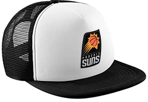 Pheonix Suns NBA Basketball Team Sporty Fashionable Stylish Printed Tracker Caps Mesh Cap