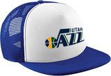 Utah Jazz NBA Basketball Team Sporty Fashionable Stylish Printed Tracker Caps Mesh Cap