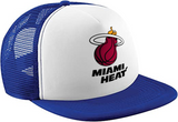 Miami Heat NBA Basketball Team Sporty Fashionable Stylish Printed Tracker Caps Mesh Cap