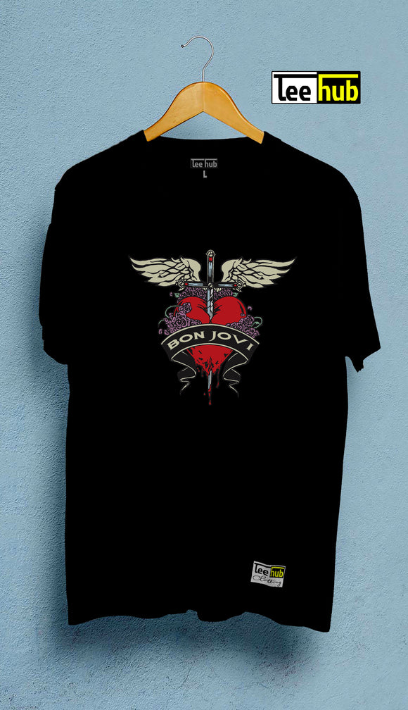 BON JOVI Graphic Design Quality T-shirt