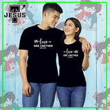 Love One Another Christian Couple Shirt