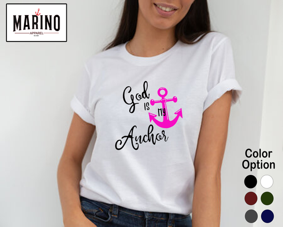 MARINO SHIRT : God is my Anchor