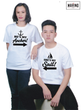 Marino Couple Shirt : Anchor & Sail | PREMIUM QUALITY SHIRT | COMFORTABLE