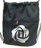 DRose String Bag  Drawstring Bag With Extra Pocket Zipper