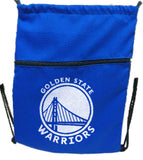 Golden State Warriors String Bag  Drawstring Bag With Extra Pocket Zipper