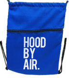 Hood By Air String Bag  Drawstring Bag With Extra Pocket Zipper