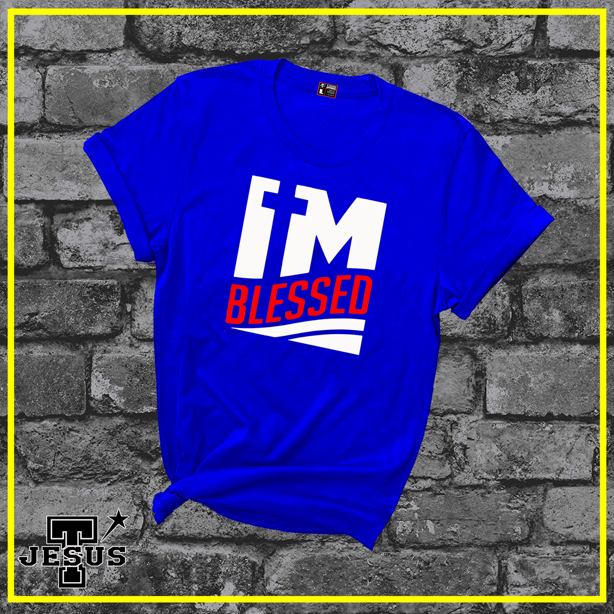 IM BLESSED Christian Shirt – Arteefi