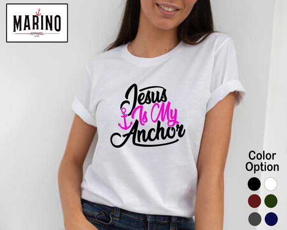 Marino Shirt : Jesus is My Anchor | Premium Quality Shirt | Comfortable