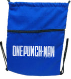 One Punch Man String Bag  Drawstring Bag With Extra Pocket Zipper