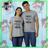 Perfect Love Drives out Fear Christian Couple Shirt